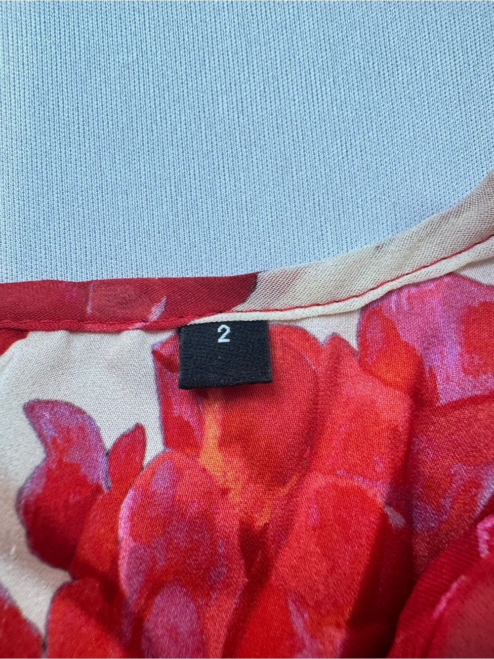 The Kooples Summer Peonies Red Dress Small - Picture 7 of 9